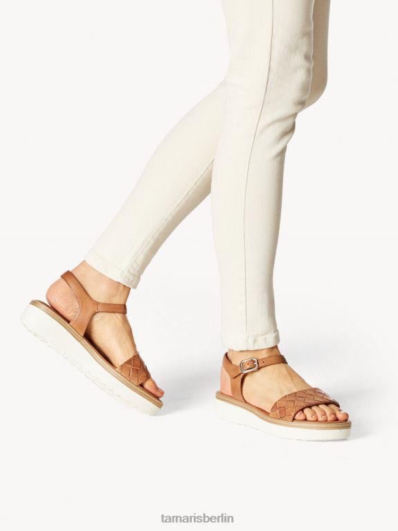 de Tamaris Frauen Sandale aus Leder – Braun/Nuss 0LHV41280 Schuhe