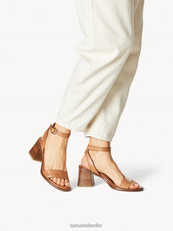 de Tamaris Frauen Sandale aus Leder – Braun/Nuss 0LHV42103 Schuhe