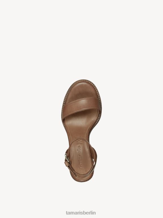 de Tamaris Frauen Sandale aus Leder – Braun/Nuss 0LHV42103 Schuhe