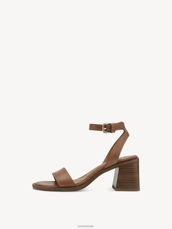 de Tamaris Frauen Sandale aus Leder – Braun/Nuss 0LHV42103 Schuhe