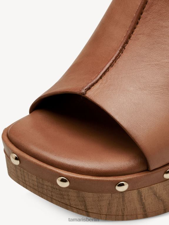 de Tamaris Frauen Sandale aus Leder – Braun/Nuss 0LHV4228 Schuhe