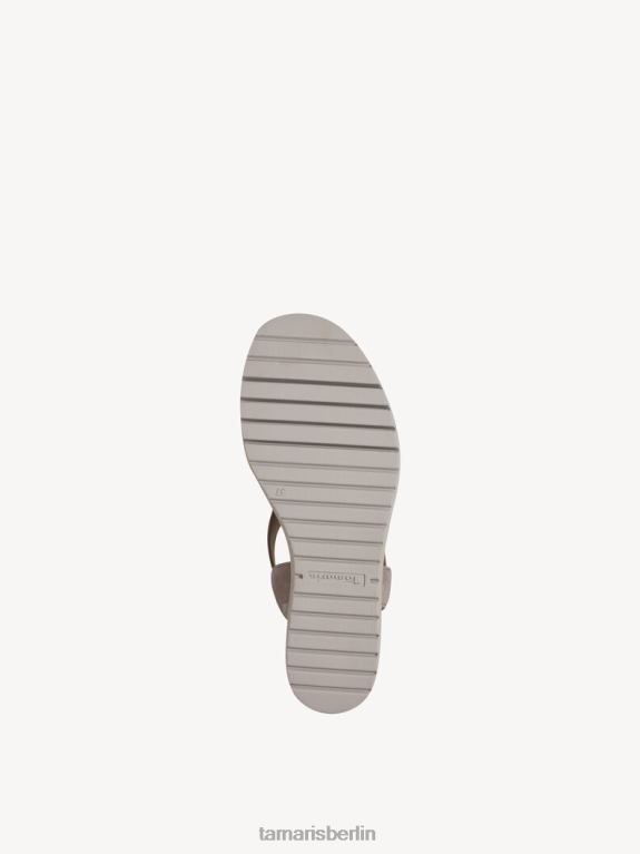 de Tamaris Frauen Sandale aus Leder – Braun/Schlamm 0LHV41084 Schuhe