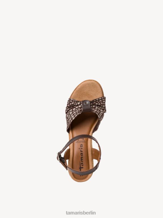 de Tamaris Frauen Sandale aus Leder – Braun/Schokolade 0LHV444 Schuhe