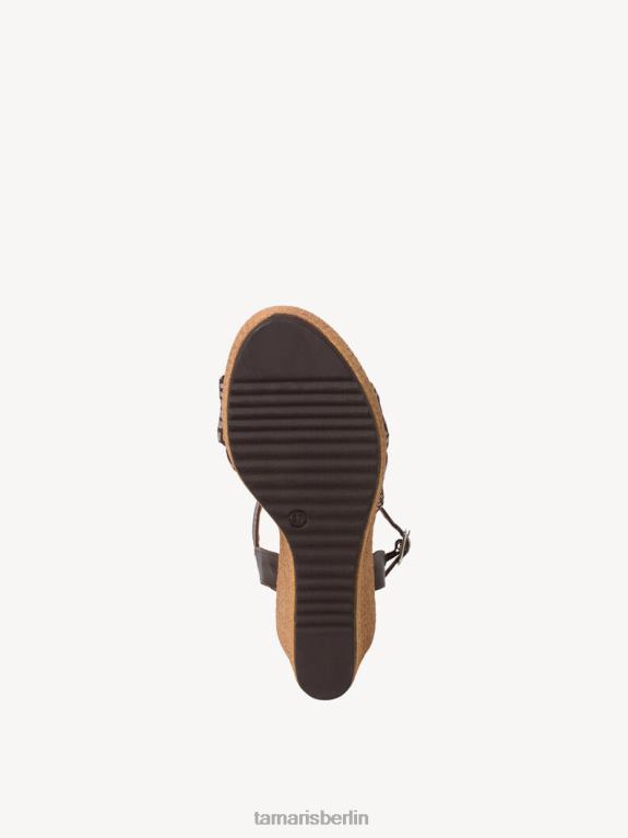 de Tamaris Frauen Sandale aus Leder – Braun/Schokolade 0LHV444 Schuhe