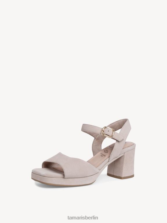 de Tamaris Frauen Sandale aus Leder – Braun/Taupe 0LHV41639 Schuhe