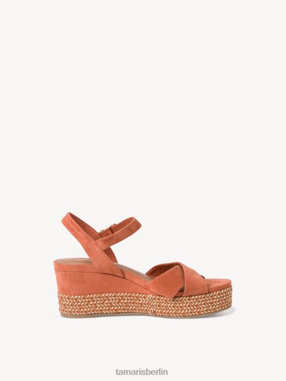 de Tamaris Frauen Sandale aus Leder – Gelb/Sonnenaufgang 0LHV42083 Schuhe