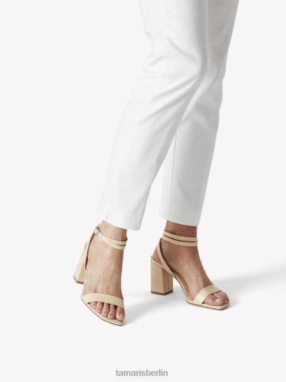 de Tamaris Frauen Sandale aus Leder – Gelb/Zarte Zitrone 0LHV42345 Schuhe