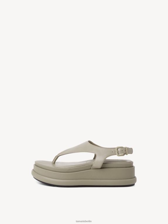 de Tamaris Frauen Sandale aus Leder – Grün/Hellgrün 0LHV42006 Schuhe