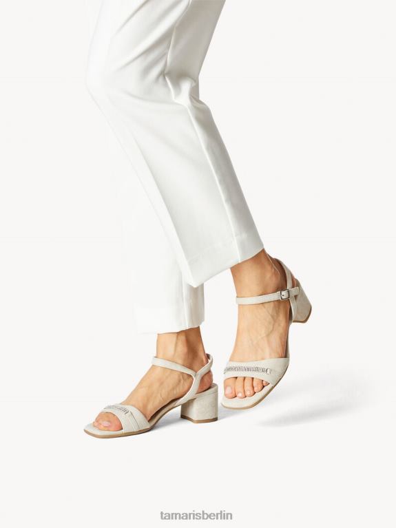 de Tamaris Frauen Sandale aus Leder – Grau/Hellgrau 0LHV41181 Schuhe