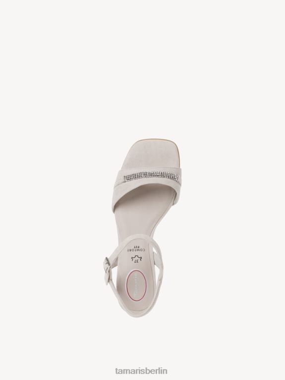 de Tamaris Frauen Sandale aus Leder – Grau/Hellgrau 0LHV41181 Schuhe
