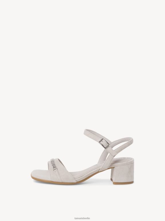 de Tamaris Frauen Sandale aus Leder – Grau/Hellgrau 0LHV41181 Schuhe