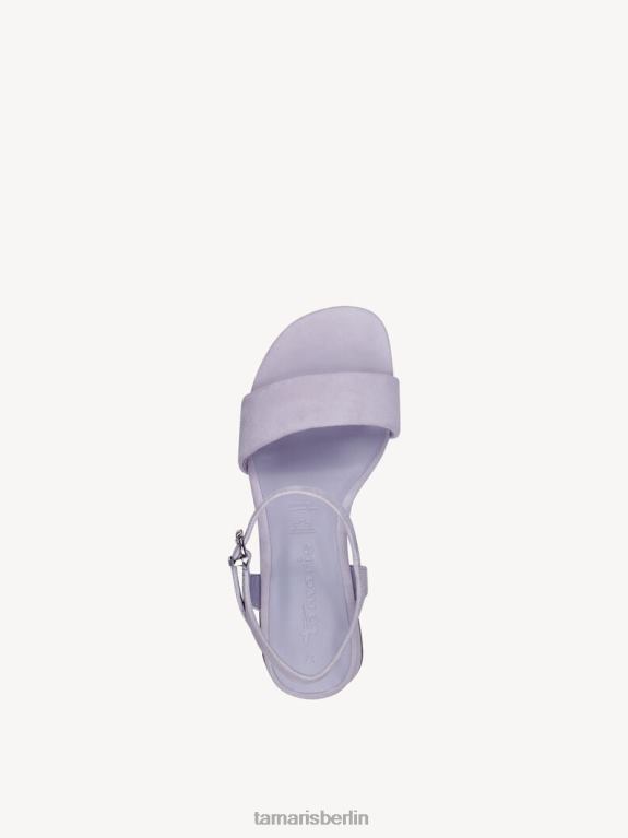 de Tamaris Frauen Sandale aus Leder – Lila/Lavendel 0LHV462 Schuhe