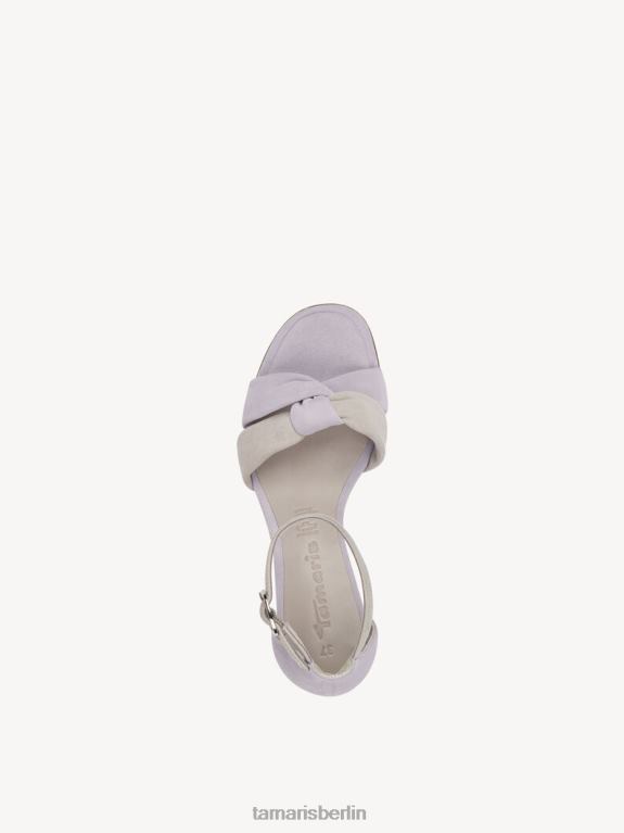 de Tamaris Frauen Sandale aus Leder – Lila/Lavendel 0LHV4635 Schuhe