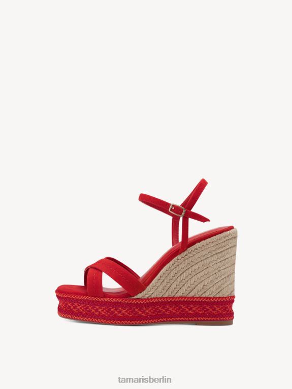 de Tamaris Frauen Sandale aus Leder – Orange/Feuer 0LHV4769 Schuhe