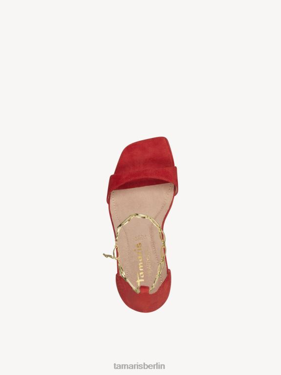 de Tamaris Frauen Sandale aus Leder – Orange/Feuer 0LHV4791 Schuhe