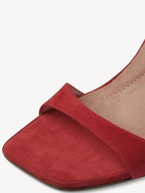 de Tamaris Frauen Sandale aus Leder – Orange/Feuer 0LHV4791 Schuhe