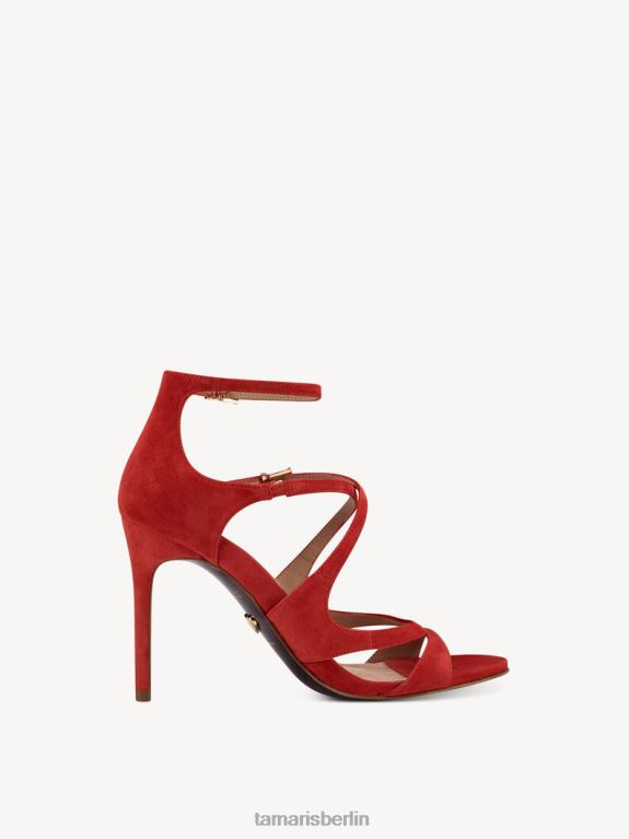 de Tamaris Frauen Sandale aus Leder – Orange/Feuer 0LHV4797 Schuhe
