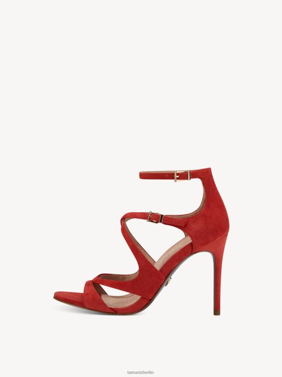 de Tamaris Frauen Sandale aus Leder – Orange/Feuer 0LHV4797 Schuhe