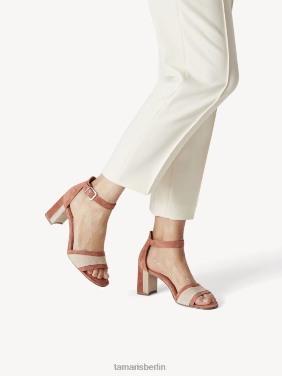 de Tamaris Frauen Sandale aus Leder – Orange/Sonnenaufgang 0LHV41673 Schuhe
