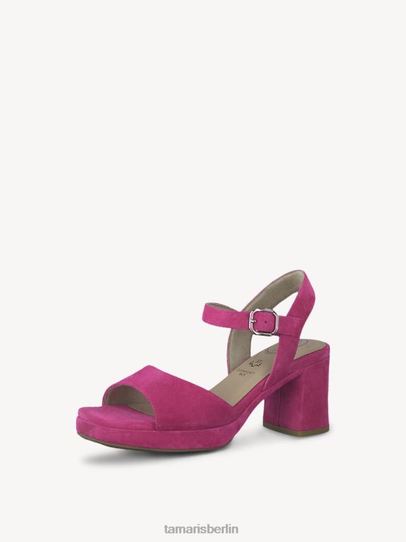 de Tamaris Frauen Sandale aus Leder – Rosa/Fuchsia 0LHV41915 Schuhe