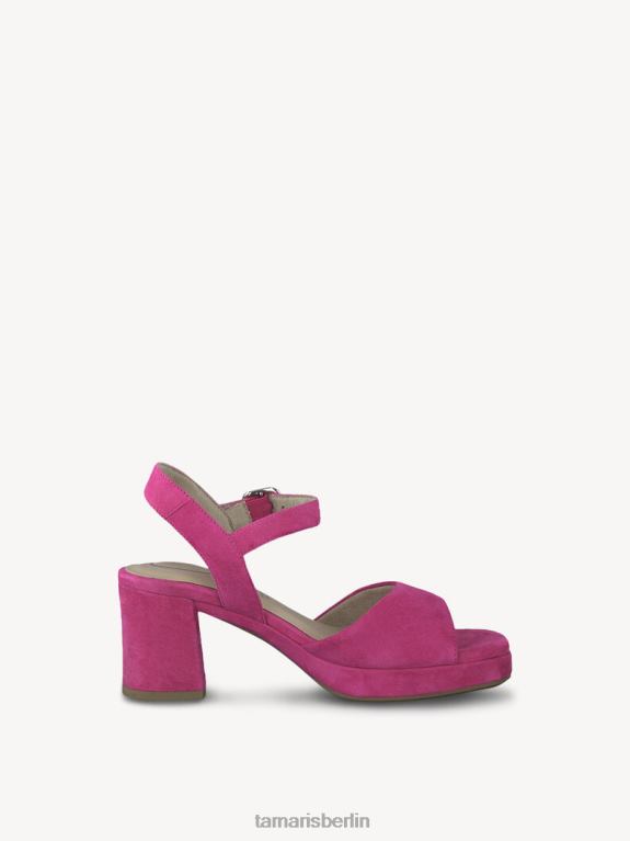 de Tamaris Frauen Sandale aus Leder – Rosa/Fuchsia 0LHV41915 Schuhe