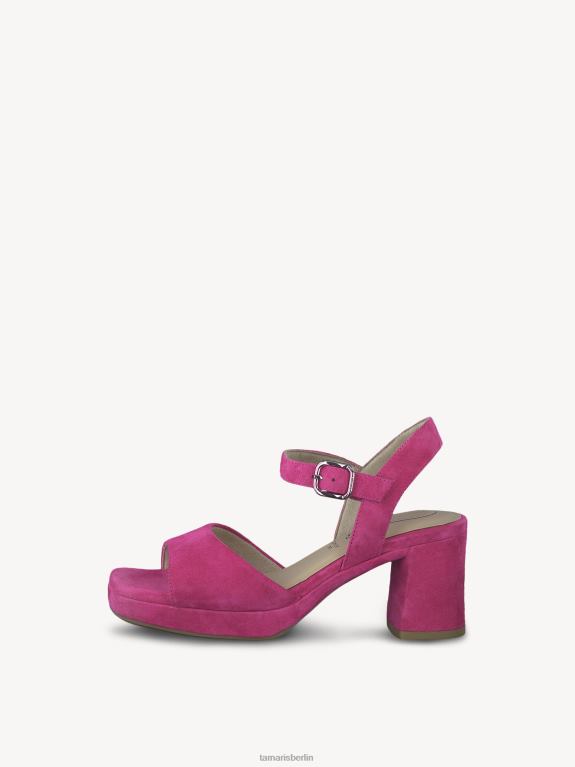 de Tamaris Frauen Sandale aus Leder – Rosa/Fuchsia 0LHV41915 Schuhe