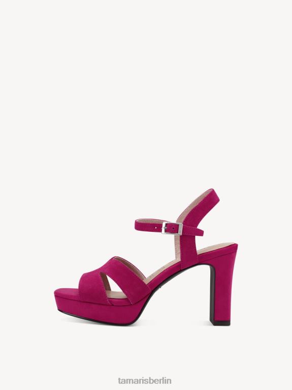 de Tamaris Frauen Sandale aus Leder – Rosa/Fuchsia 0LHV4741 Schuhe
