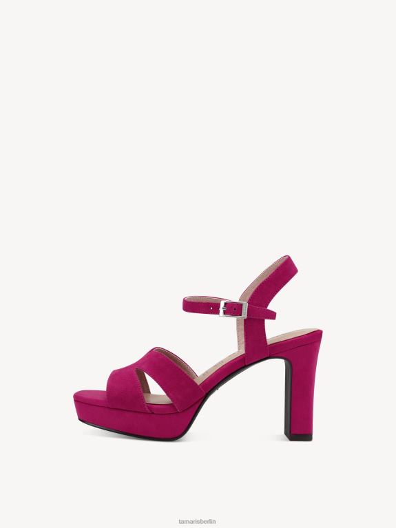 de Tamaris Frauen Sandale aus Leder – Rosa/Fuchsia 0LHV4741 Schuhe