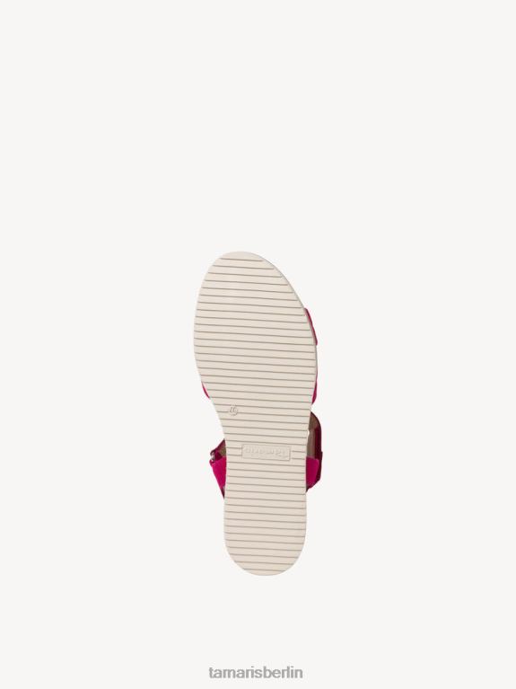 de Tamaris Frauen Sandale aus Leder – Rosa/Fuchsia 0LHV4973 Schuhe