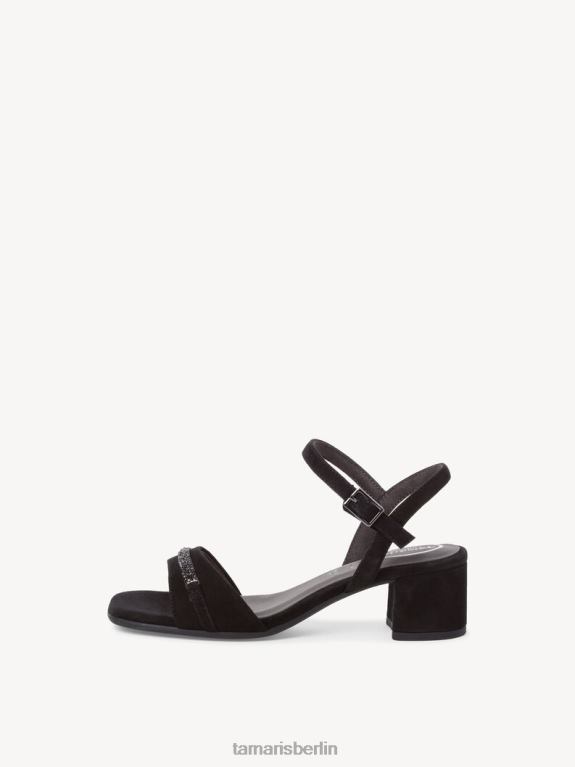 de Tamaris Frauen Sandale aus Leder – Schwarz 0LHV41133 Schuhe