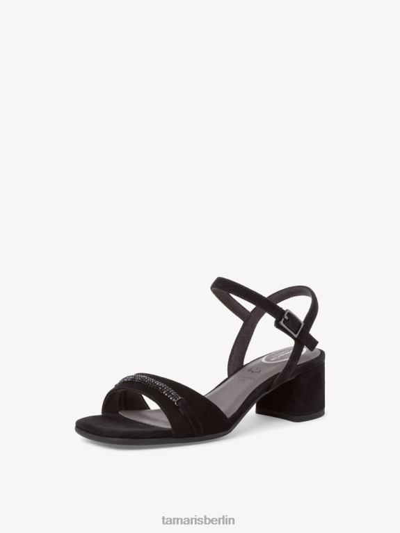 de Tamaris Frauen Sandale aus Leder – Schwarz 0LHV41133 Schuhe
