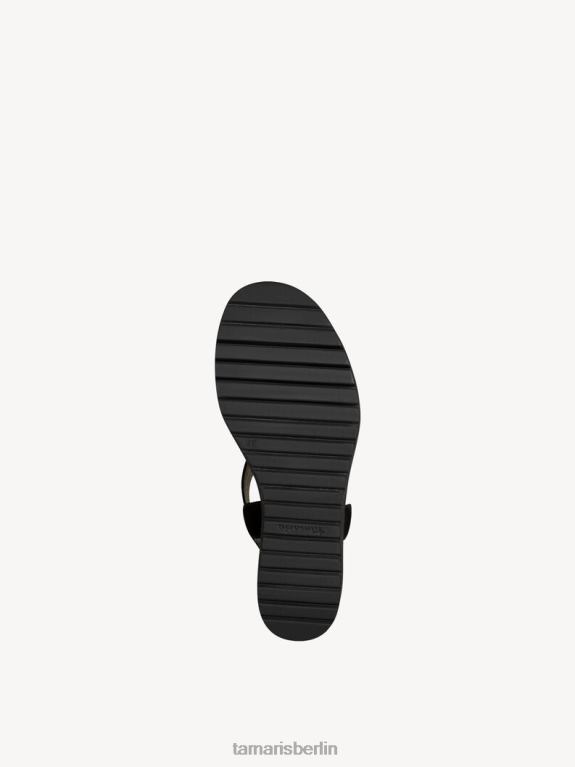 de Tamaris Frauen Sandale aus Leder – Schwarz 0LHV41167 Schuhe
