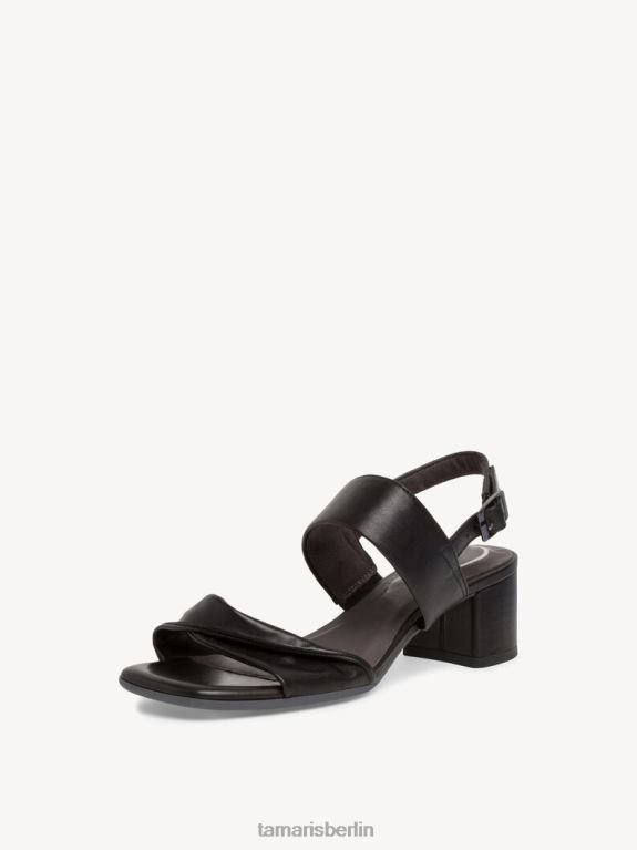 de Tamaris Frauen Sandale aus Leder – Schwarz 0LHV41178 Schuhe