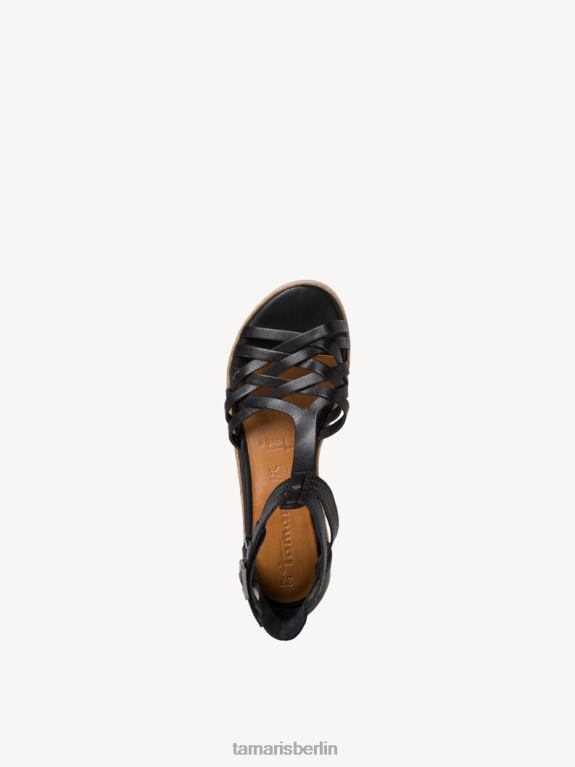 de Tamaris Frauen Sandale aus Leder – Schwarz 0LHV41223 Schuhe