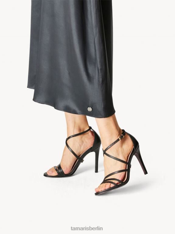 de Tamaris Frauen Sandale aus Leder – Schwarz 0LHV41224 Schuhe