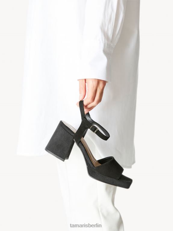 de Tamaris Frauen Sandale aus Leder – Schwarz 0LHV41225 Schuhe