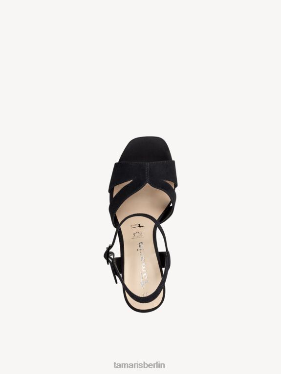 de Tamaris Frauen Sandale aus Leder – Schwarz 0LHV41232 Schuhe
