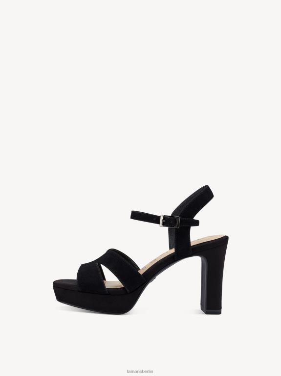 de Tamaris Frauen Sandale aus Leder – Schwarz 0LHV41232 Schuhe