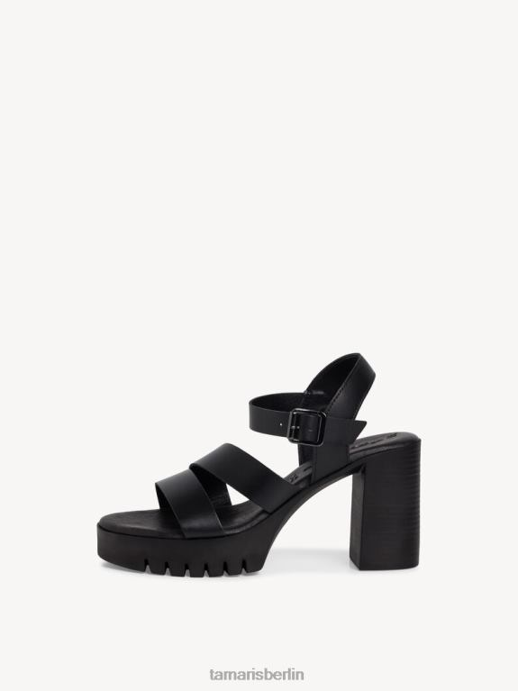de Tamaris Frauen Sandale aus Leder – Schwarz 0LHV4127 Schuhe