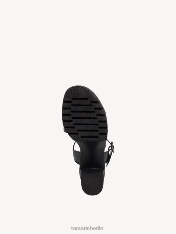 de Tamaris Frauen Sandale aus Leder – Schwarz 0LHV4127 Schuhe