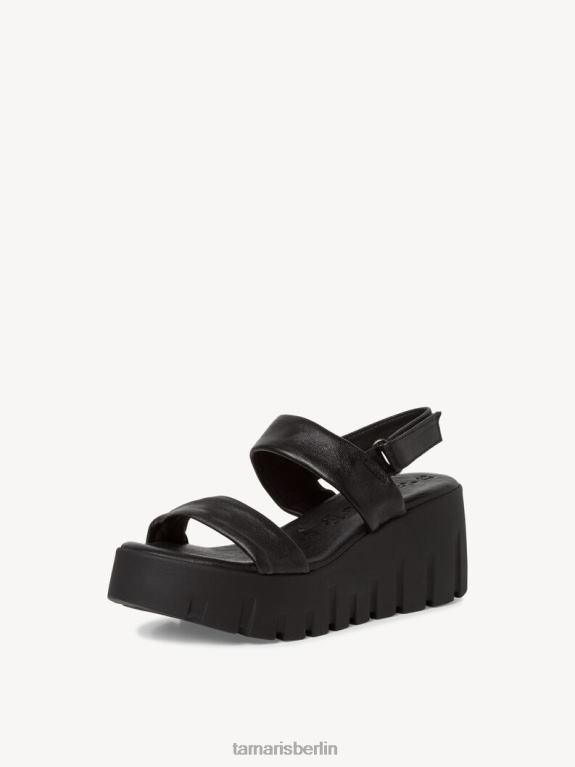 de Tamaris Frauen Sandale aus Leder – Schwarz 0LHV41412 Schuhe