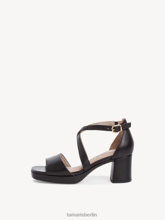 de Tamaris Frauen Sandale aus Leder – Schwarz 0LHV41420 Schuhe