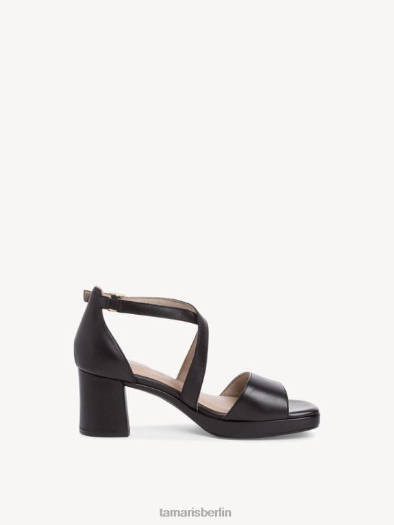 de Tamaris Frauen Sandale aus Leder – Schwarz 0LHV41420 Schuhe