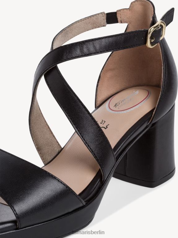de Tamaris Frauen Sandale aus Leder – Schwarz 0LHV41420 Schuhe