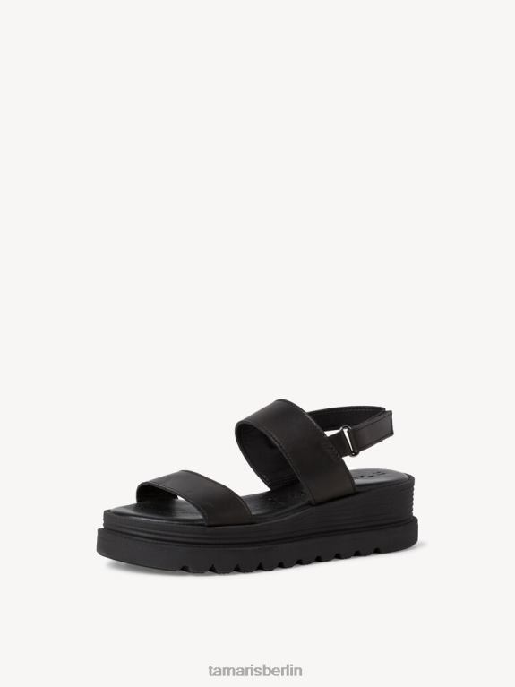 de Tamaris Frauen Sandale aus Leder – Schwarz 0LHV41434 Schuhe