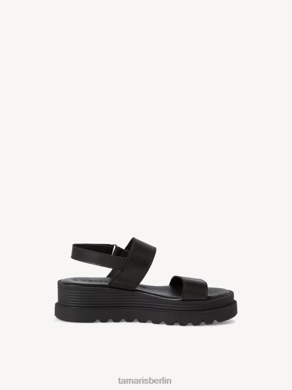de Tamaris Frauen Sandale aus Leder – Schwarz 0LHV41434 Schuhe