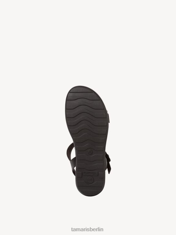 de Tamaris Frauen Sandale aus Leder – Schwarz 0LHV41437 Schuhe