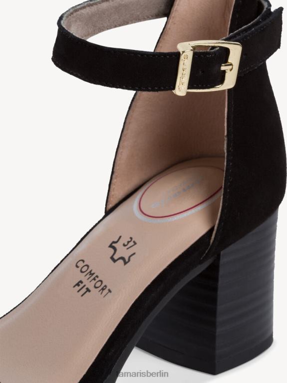 de Tamaris Frauen Sandale aus Leder – Schwarz 0LHV41483 Schuhe
