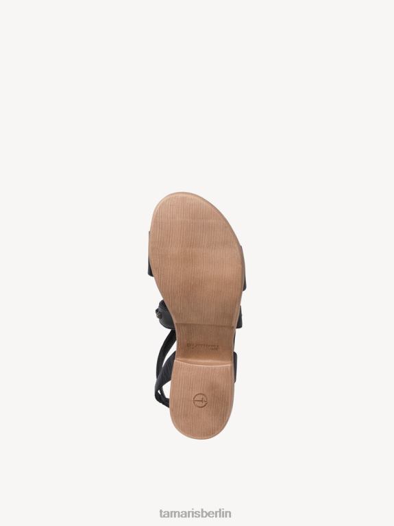 de Tamaris Frauen Sandale aus Leder – Schwarz 0LHV41491 Schuhe