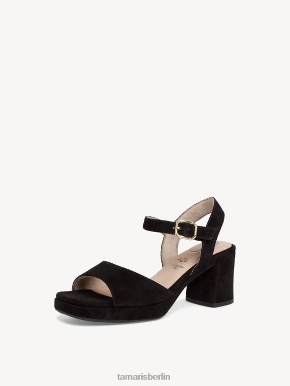 de Tamaris Frauen Sandale aus Leder – Schwarz 0LHV41497 Schuhe